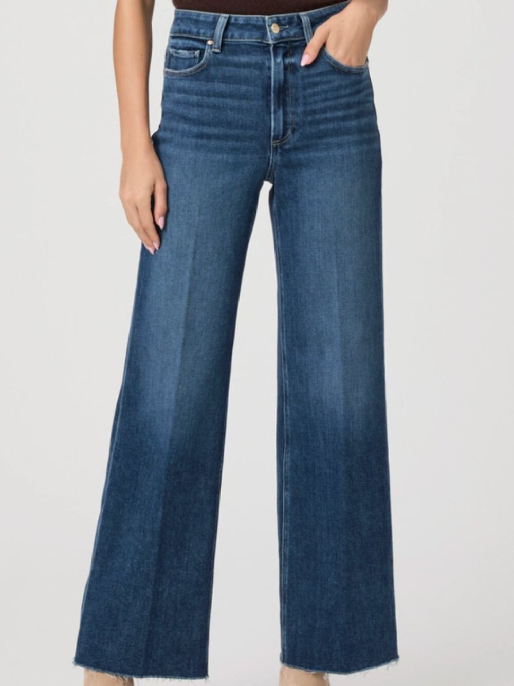 Paige Anessa 31" Wide Leg Jeans Arpeggio